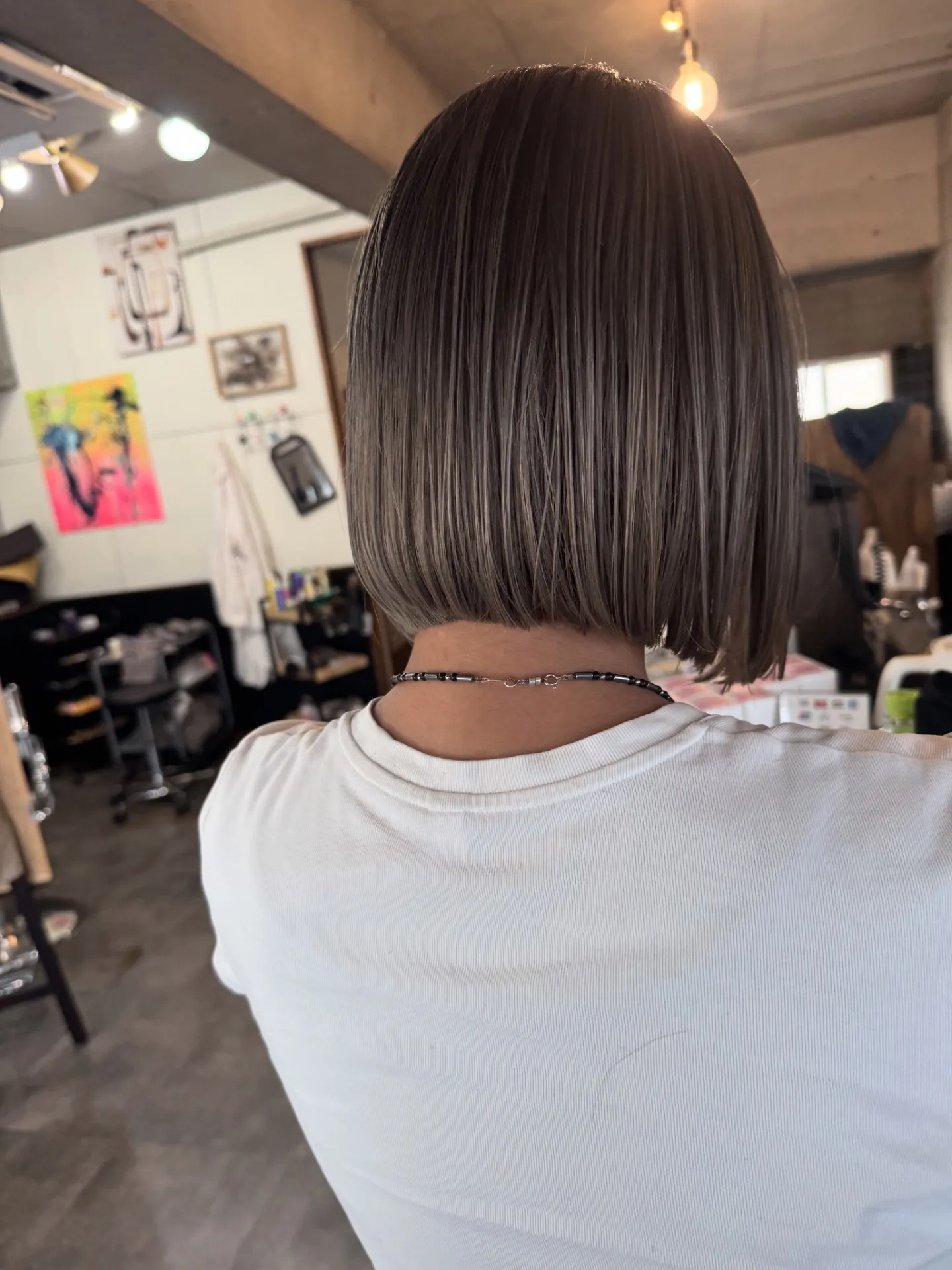 切りっぱなしボブ