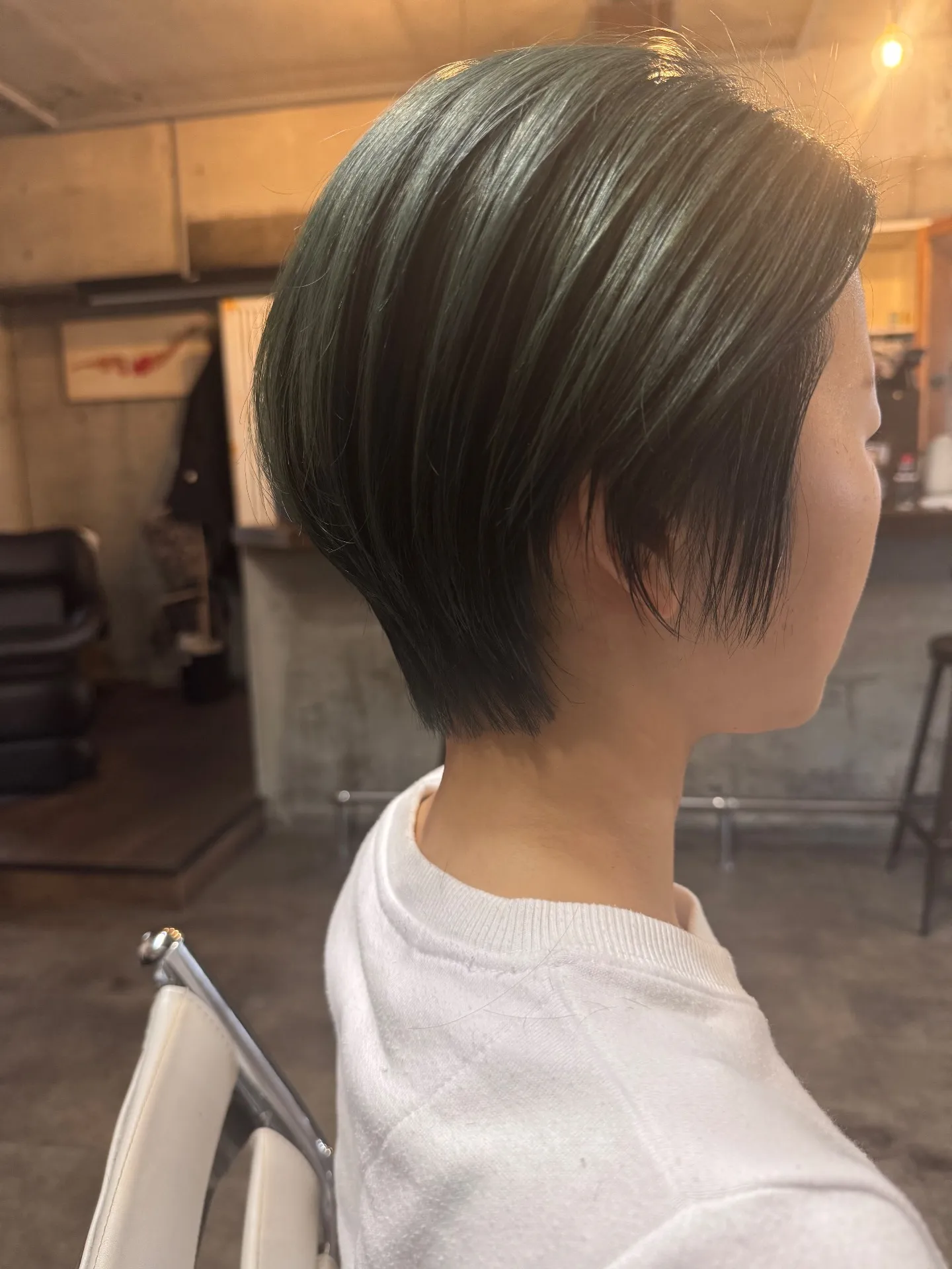 綺麗なシルエットのショートボブ